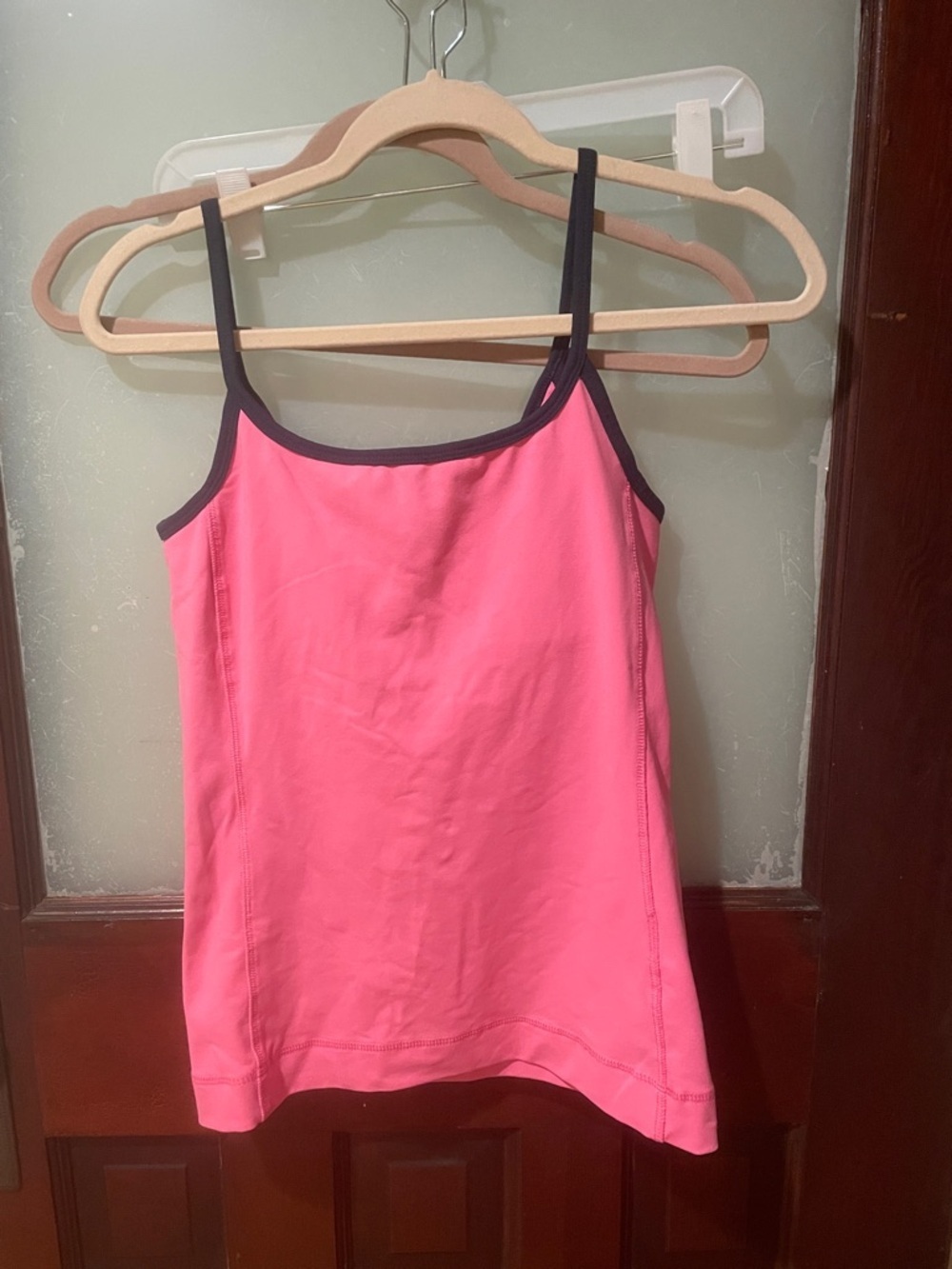 Lilly Pulitzer Hot Pink Tank with Navy  Trim